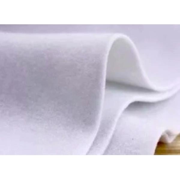 1~ 5MM Thick PET Non Woven Fabric , Non Woven Polyester For Craft Decoration , Geotextile