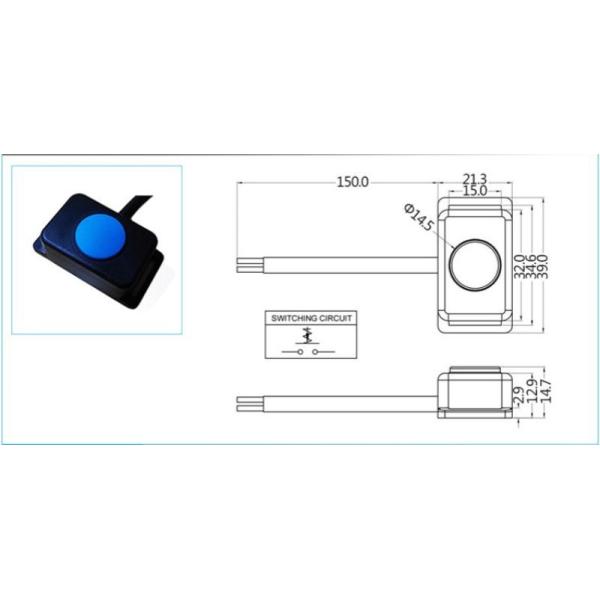 TUV Industrial Push Button 1.5A 250VAC Waterproof Push Button Switch 12v