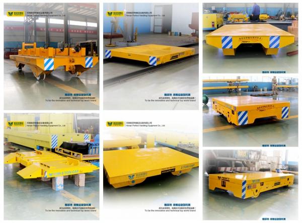 Motorless Rail Dolly Towed Type Industrial Heavy Duty Handling Equipment