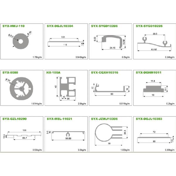 High-Quality Aluminum LED Heatsink Extrusion Profiles