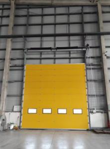Buy cheap Wind Resistant Sectional Industrial Door Heat Insulating For Factory And Hangar product