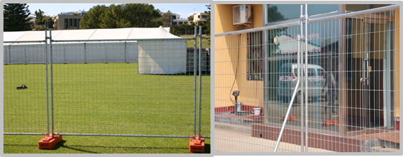 Heavy Duty Outdoor Temporary Mesh Fence For Event / Sports Weather Resistant