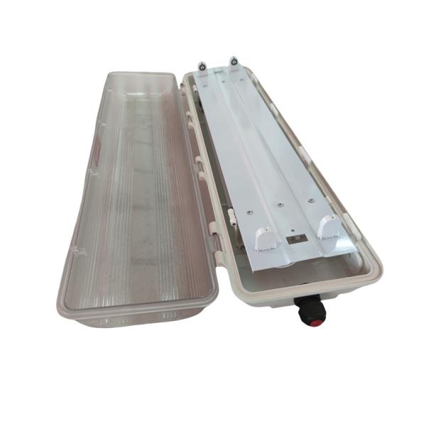 Industrial Explosion Proof IP66 Linear LED Light Flameproof lamp WF2 for Hazardous Areas 100lm/w