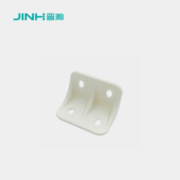 JINHAN JH-17008 Plastic Corner Brace 13x13mm High-Strength Hidden Mounting with Four Hole Design for Cabinet Wardrobe Furniture Panel Connections