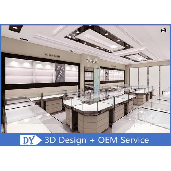 Contemporary Showroom Display Cases With International Standard Safe And Heatproof Tempered Glass