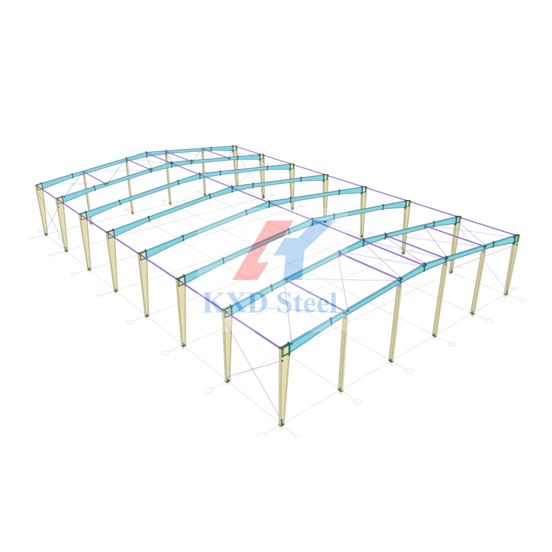 Prefabricated Steel Structure Warehouse Building / Shed