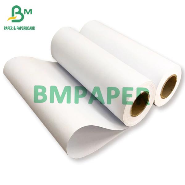 20lb 80gsm CAD Inkjet Printing Roll Bond Paper White Rolls 24" 36" Width 150ft Length