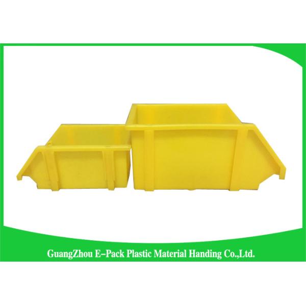 Standard Size Warehouse Storage Bins Spare Parts Storage Easy Stacking PE Material