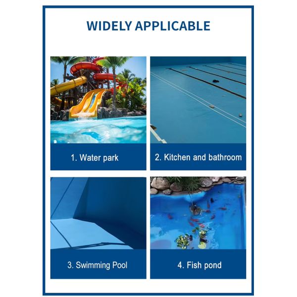 Eco-friendly High Adhesion Antibacterial Waterproof Coating for Swimming Pools and Building Surfaces