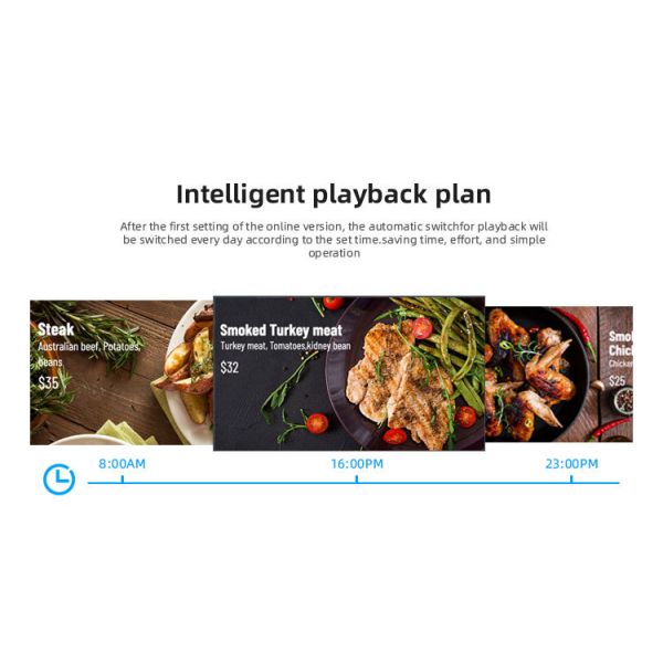 Electronic Digital Menu Boards For Businesses Restaurants 3840x2160