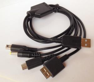 Buy cheap Universal Multi-function Extendable USB Cable With Micro 5pin , PP P VITA DS charge cable product
