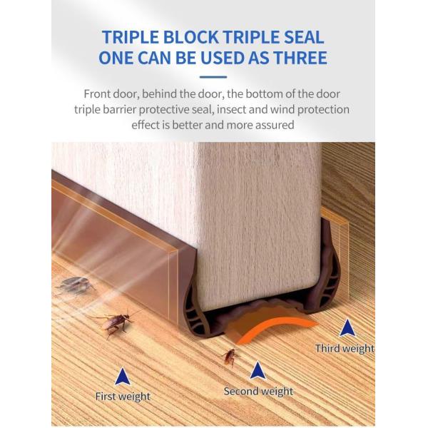 Acoustic Single Color PVC Horse Fence Door Bottom Seal Dust Proof Customized Plastic Profile