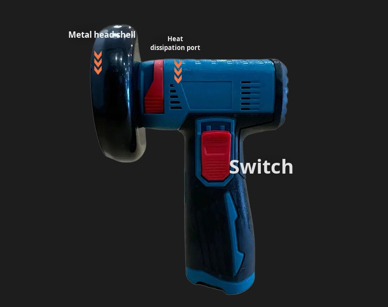 Cisivis 3-Inch Cordless Brushless Angle Grinder 115mm Disc Industrial Grade 2000mAh Battery Powered Cutting & Polishing Tool