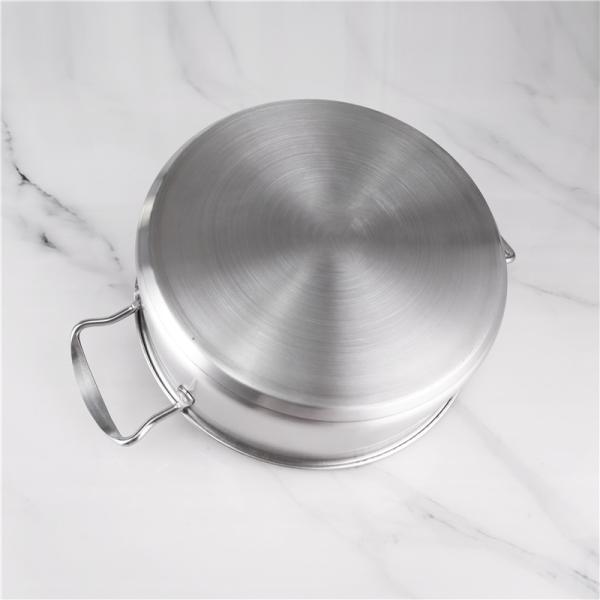 Hot Selling Korean 3pcs Non Stick Cookware Set Hot Pot Stainless Steel Soup Pot Cooking Pot Set