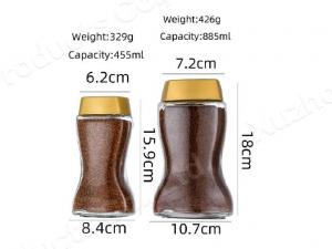 Buy cheap Coffee Food Glass Jar Airtight Canister Bottle With Acacia Wood Lid product