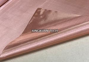 China Red Copper Wire Mesh Screen For RFI Shielding , Faraday Cages And Others on sale