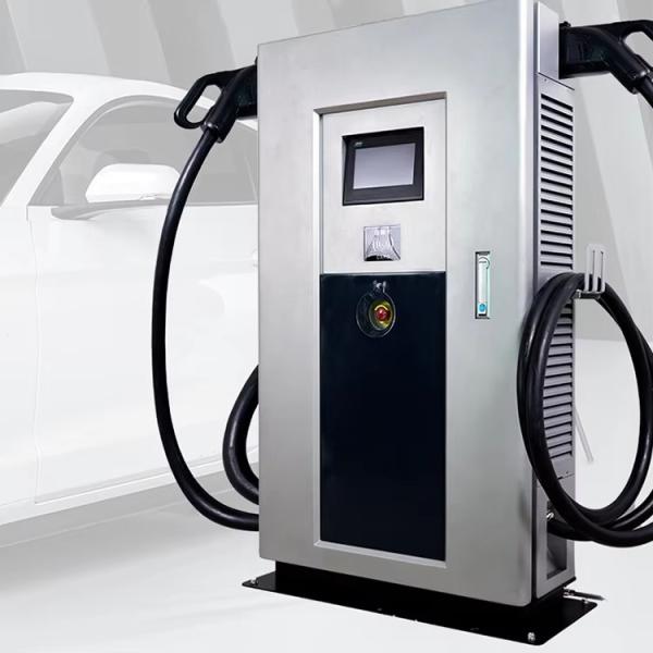 30KW New Energy Vehicle Dc Ev Charger 2 Gun With IP54 Protection Class