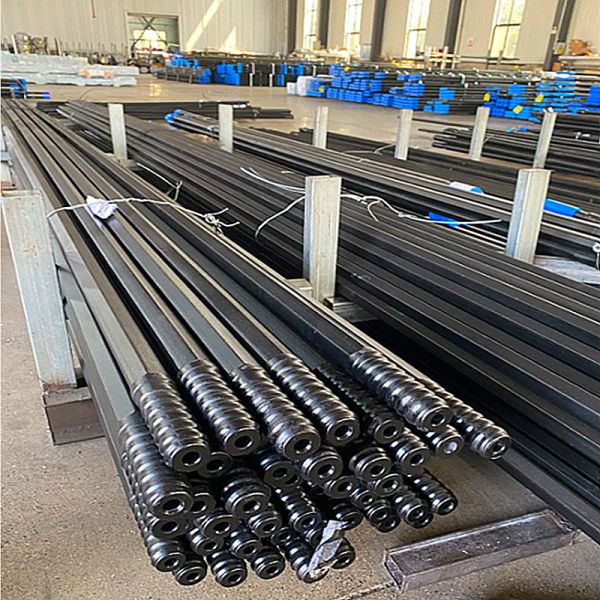 Top Hammer Rock Drilling Pipe Mining Machine Parts T45 Thread Extension Drilling Rod