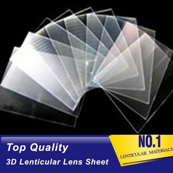 PS rigid lenticular plastic 20 LPI flip lenticular effect thickness 3 mm designed for flip effect on digital printer