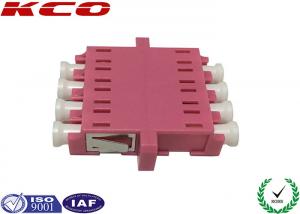 Buy cheap OM3 LC Fiber Optic Adapter 4 Ways Single Mode IEC Standards Customized product