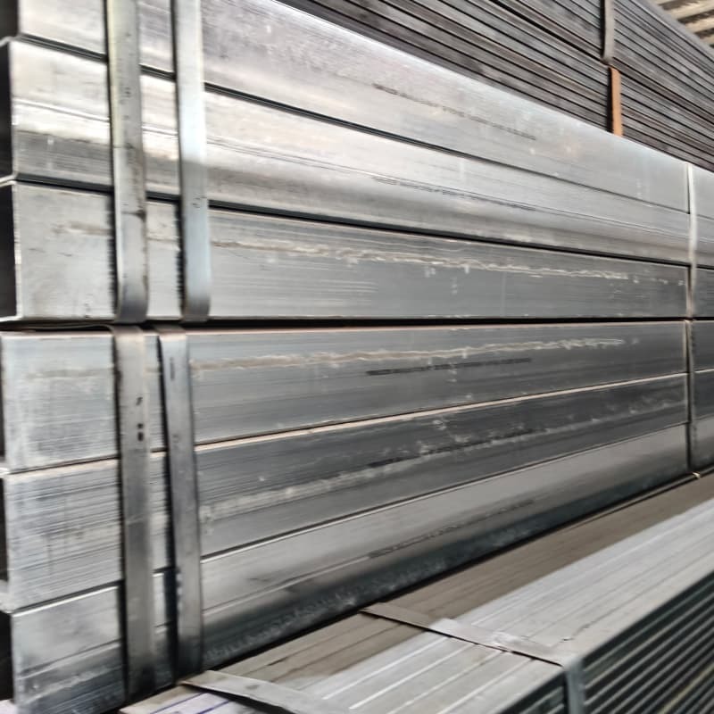 Glavanized Steel Rectangular Tubing Welded Structural Hollow Section Tube Pipes