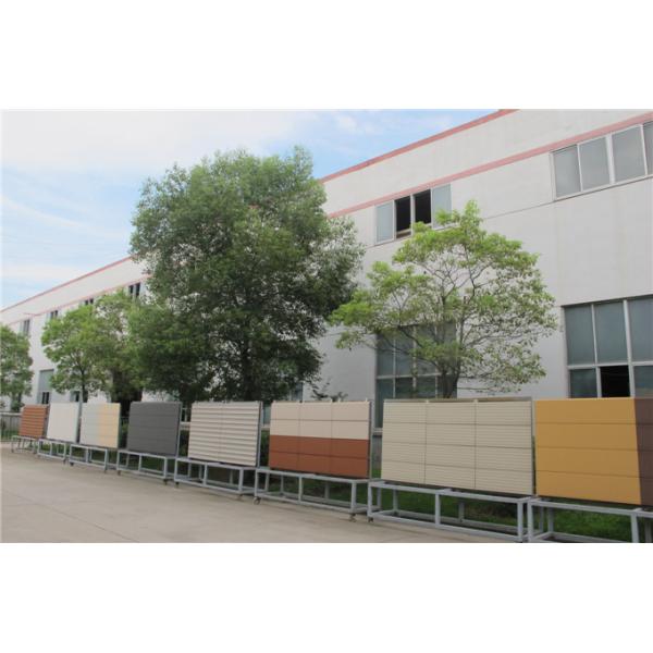 Clay Exterior Wall Panels With Lined / Grooved / Polished Different Finish
