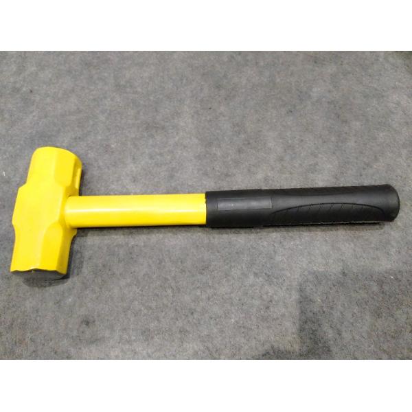2LB-10LB forged steel Sledge Hammer (XL0124-1) with powder coated surface and colored steel handle