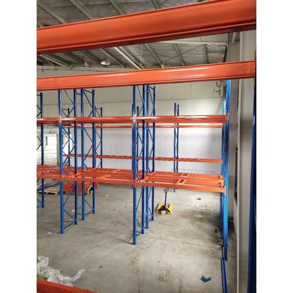 Warehouse Storage Pallet Racking Shelf Metal Heavy Duty 2000KG 4000MM