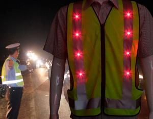 China LED Reflective Police Safety Vests on sale