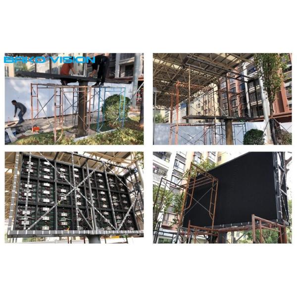 Outdoor Advertising Led Display Screen P10 OHH Fixed Scoreboard
