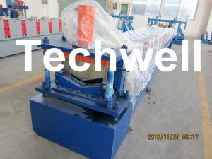 China Manual / Automatical Decoiler Top Hat Cap / Ridge Flashing Roll Forming Machine on sale
