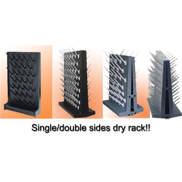 Double Side PP Laboratory Fittings , Customized Laboratory Drying Rack