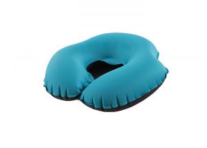 China U Shaped Inflatable Neck Pillow , Shredded Memory Self Inflating Neck Pillow on sale