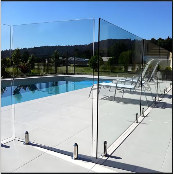 Modern Tempered Glass Balcony Railing UV Resistant Safety Design