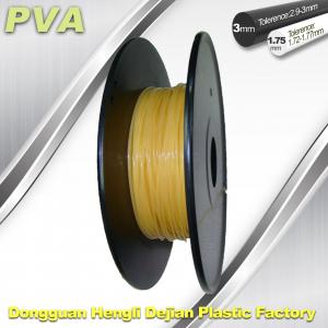 China Water Soluble Support Material PVA 3D Printing Filament 1.75 / 3.0 mm Natural on sale