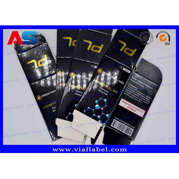 vial box packaging Biolab Security Carton Bottle Box 10ml Vial Boxes Embossed Spot UV Printing