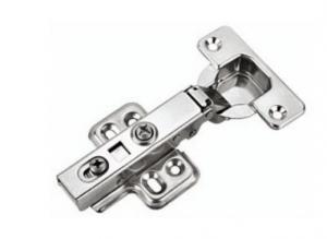 China Stainless Steel Hydraulic Hidden Cabinet Door Hinges Self Closing Full Overlay on sale
