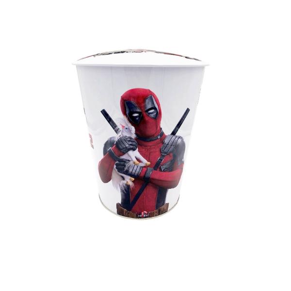 85oz Popcorn Tin Bucket for Bulk Packaging and Snack Presentation