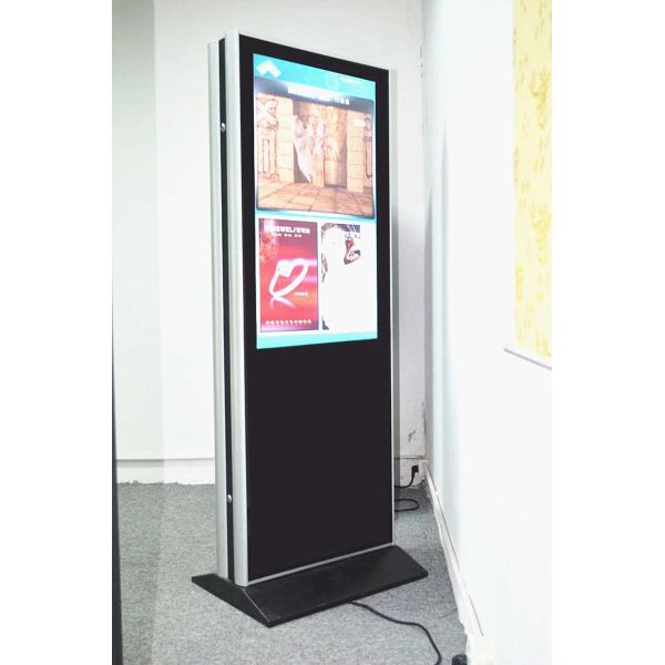 Touch Screen Kiosk 4K 55 Inch Menu Board Android Windows For School Bank Hospital Store