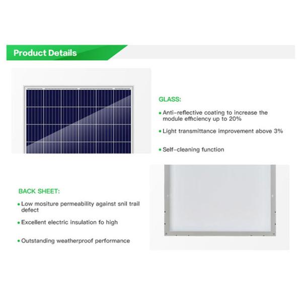 Waterproof 65AH 1.5kw Home Solar PV System For Household Appliances