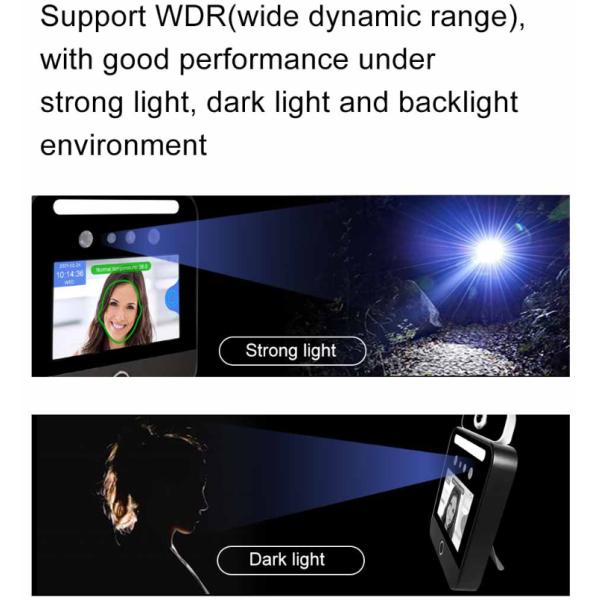 5inch Facial Recognition Access Control System Fingerprint RFID Card Reader