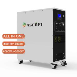 Buy cheap Solar Charged Portable Power Bank 6Kwh Battery and 3Kw Inverter Portable Mobile Power product