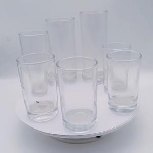 Buy cheap Bottom Dia 53mm 59mm Juice Drinking Water Glasses For Wine 160ml 300ml product