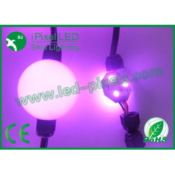 50mm ws2801IC 6pcs SMD5050 DC12V Waterproof & non-waterproof Multicolor LED Pixel Ball