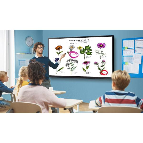 130 Inch Interactive Whiteboard with 10-Point Touch and 3840*2160 Resolution for Smart Classrooms
