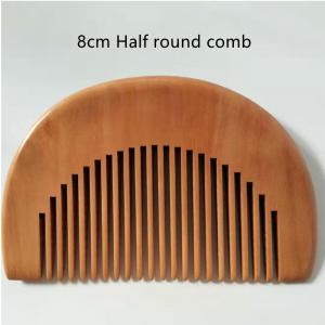 China Portable Beard Handmade Wooden Comb Mahogany Bimonthly Straight on sale