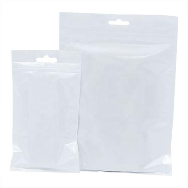 Glossy Clear Plastic Ziplock Pouch Bag For Mobile Phone Case And USB Cables Packaging