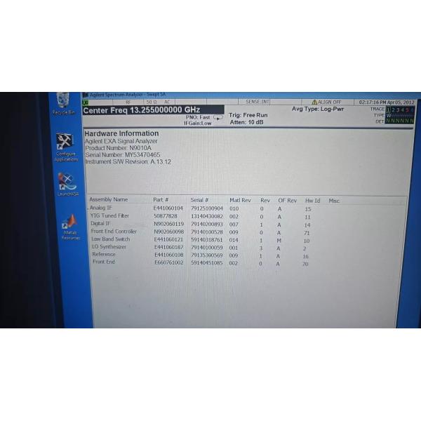 Agilent Keysight N9010A EXA Wide Signal Dynamic Range Spectrum Analyzer 26.5 GHz