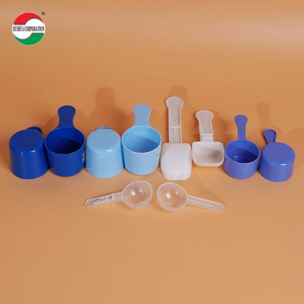 Factory Supply Eco-Friendly Protein Powder Scoop Food Grade PP Measuring Spoon Custom Logo White Plastic