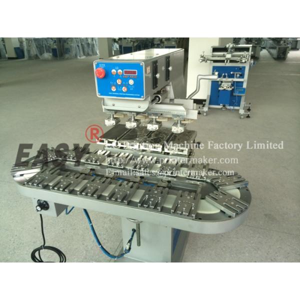 4 Color Pad Printer with Conveyor